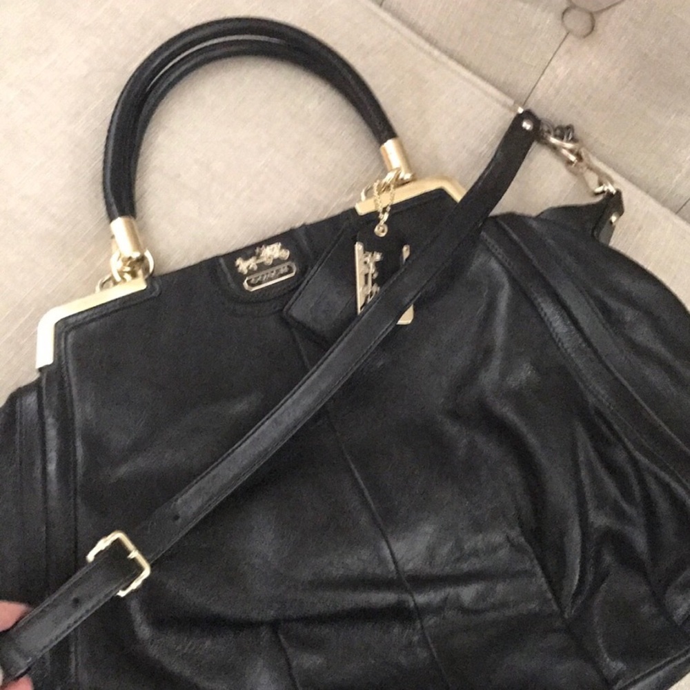 Black Coach XL Handbag
